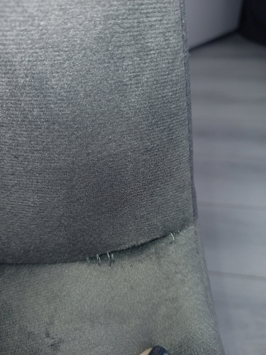 Стул на металлокаркасе Чилли К светло-серый велюр / черный каркас фото покупателя 1072