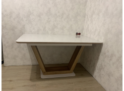 Стол Иматра 140 белый / дуб вотан фото покупателя 1