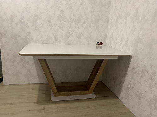 Стол Иматра 140 белый / дуб вотан фото покупателя 10