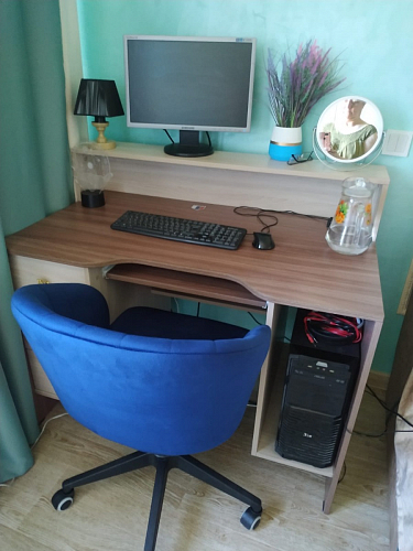 Компьютерное кресло Пард экокожа белый фото покупателя 209