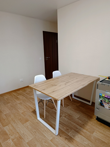 Стол Лота Лофт 140 25 мм черный матовый / бетон фото покупателя 521