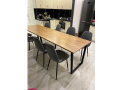 Стол Лота Лофт 140 25 мм юта / белый матовый фото покупателя 140