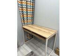 Письменный стол Леон Лофт бетон / черный матовый фото покупателя 60