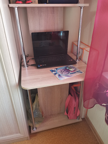 Стол компьютерный КСТ-12 бетон фото покупателя 4