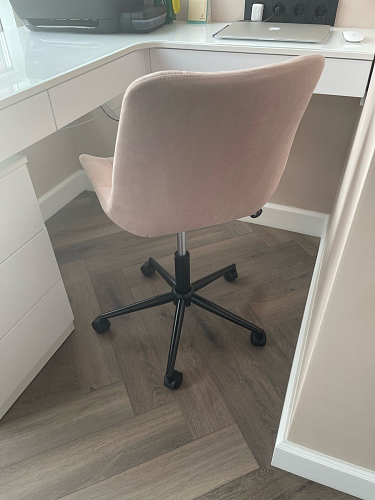 Компьютерное кресло Честер темно-серый / золото  - Уцененный экземпляр фото покупателя 63