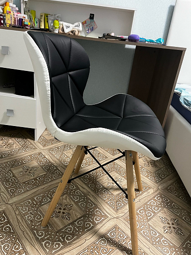 Деревянный стул PC-027 black / white фото покупателя 3