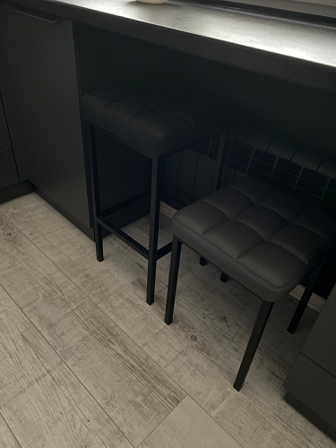 Барный стул Лофт линкольн белый / белый матовый фото покупателя 106