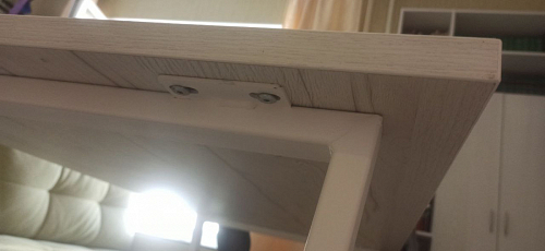 Деревянный стол Лота Лофт 120x75 дуб крафт табачный / черный матовый фото покупателя 613