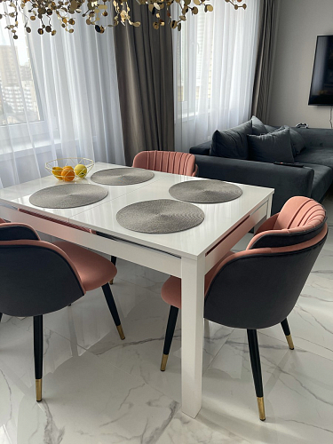 Стул на металлокаркасе Orly khaki / green фото покупателя 15