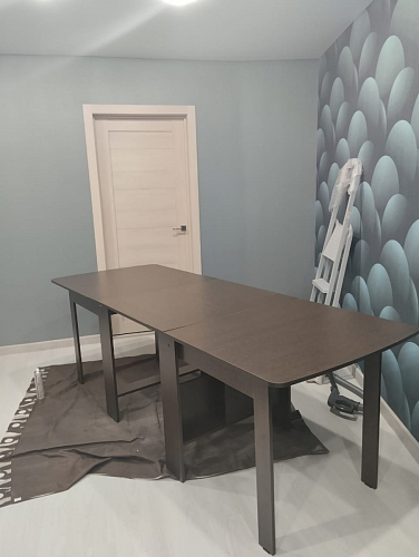 Стол обеденный раздвижной СтК7 венге фото покупателя 14