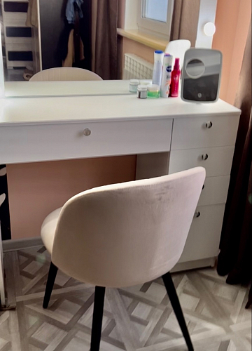 Стул на металлокаркасе Gabi gray / black фото покупателя 679