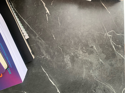 Стол Тринити Лофт 120 32 мм бетон / черный матовый фото покупателя 208