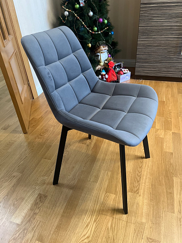 Стул на металлокаркасе Челси бирюзовый / черный фото покупателя 23