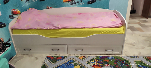 Односпальная кровать Колибри 80 х 190 см бодега фото покупателя 4