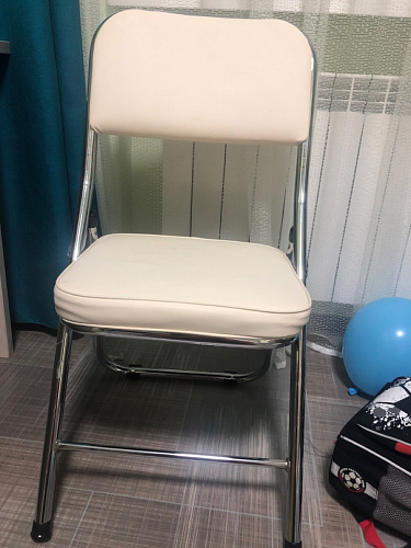 Стул Chair раскладной бежевый фото покупателя 5