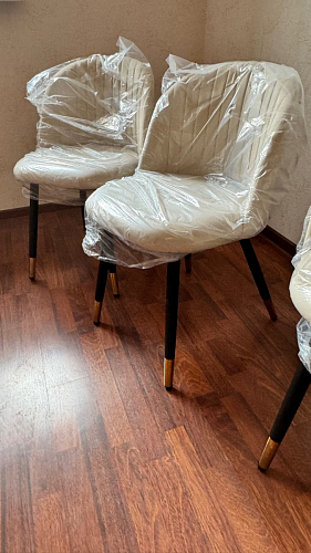 Стул на металлокаркасе Gabi 1 light purple / black фото покупателя 367