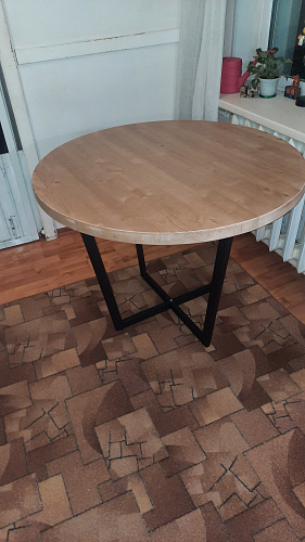 Деревянный стол Лондейл 100 натуральный фото покупателя 1