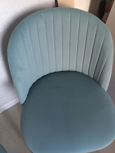 Стул на металлокаркасе Gabi 1 light purple / black фото покупателя 403