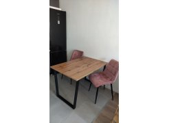 Стол Лота Лофт 120 25 мм сабия / черный матовый фото покупателя 551