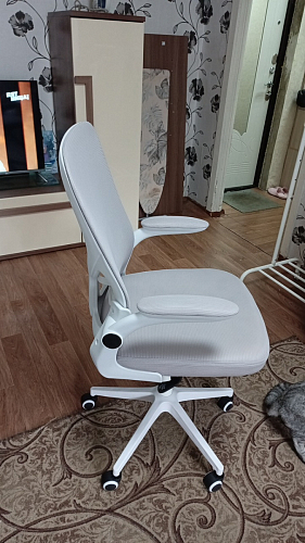 Компьютерное кресло Konfi gray / blue / white фото покупателя 143