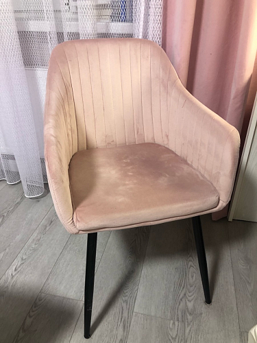 Стул на металлокаркасе Slam dark beige фото покупателя 45