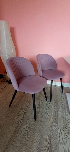 Стул на металлокаркасе Gabi-1 wine red / black фото покупателя 748