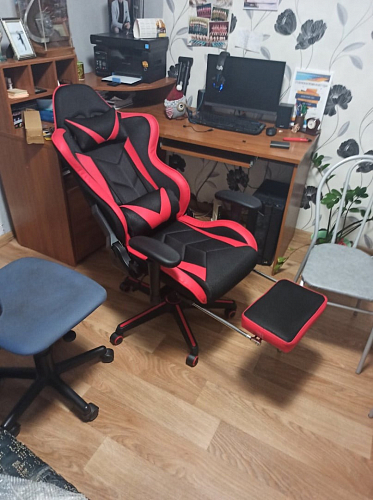 Компьютерное кресло Kano черное / красное фото покупателя 121