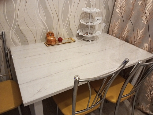 Деревянный стол Лота Лофт 140х80 дуб крафт табачный / черный матовый фото покупателя 515