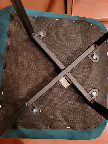 Стул на металлокаркасе Чилли бирюзовый / черный фото покупателя 867