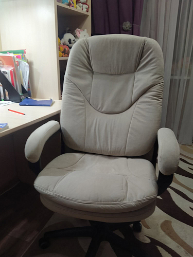 Компьютерное кресло Comfort Lux/Комфорт Люкс черный фото покупателя 78