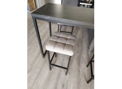 Барный стул Лофт кожзам d1 / черный матовый фото покупателя 280