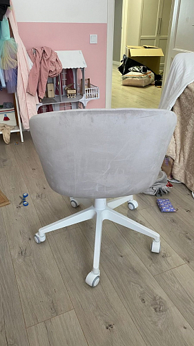 Компьютерное кресло Пард confetti silver серый / черный фото покупателя 190