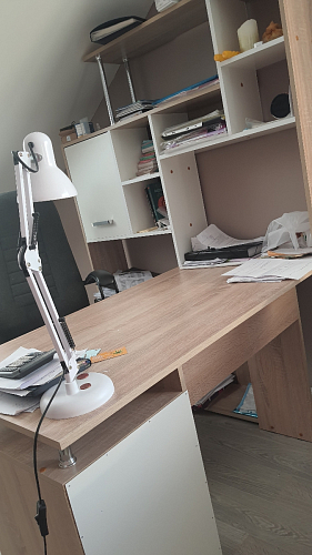 Компьютерный стол КС15 правый дуб сонома фото покупателя 15