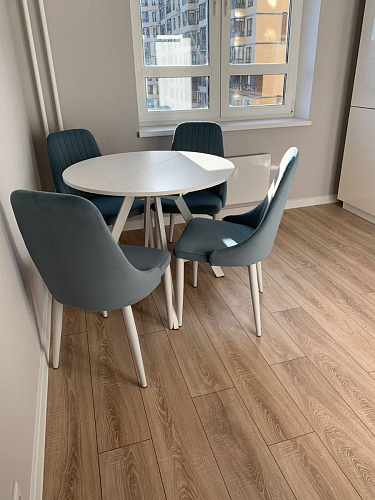 Стул на металлокаркасе Kora gray / black фото покупателя 237