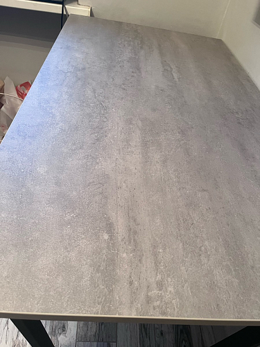 Стол раскладной Лота Лофт 120 25 мм юта / черный матовый фото покупателя 679