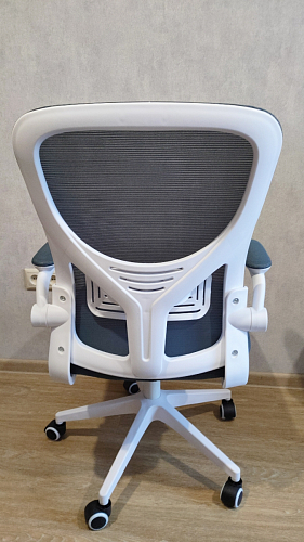 Компьютерное кресло Konfi light gray / blue / white фото покупателя 65