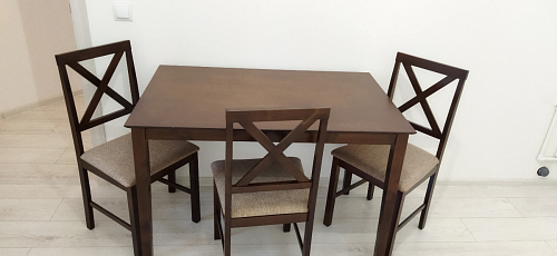 Обеденный комплект Hudson (Хадсон) espresso фото покупателя 12