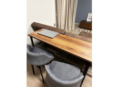 Барная стойка Дилан Лофт 120х40х90 бетон светлый фото покупателя 138