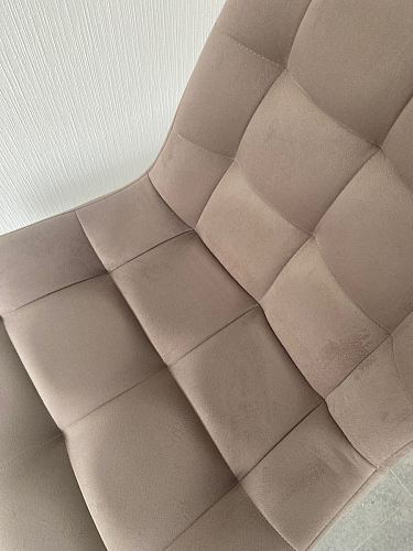 Стул на металлокаркасе Челси бежевый / черный фото покупателя 33