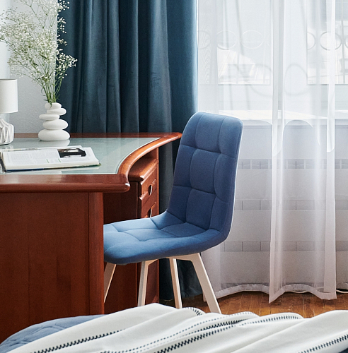 Комплект стульев Чилли 2 шт бежевый / черный фото покупателя 1258