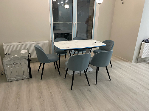 Стул на металлокаркасе Gabi gray / black фото покупателя 517