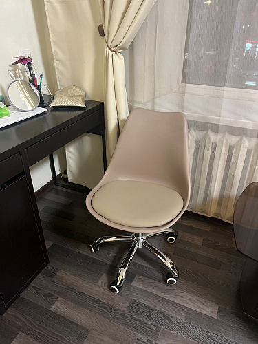 Компьютерное кресло Kolin cappuccino / chrome фото покупателя 71