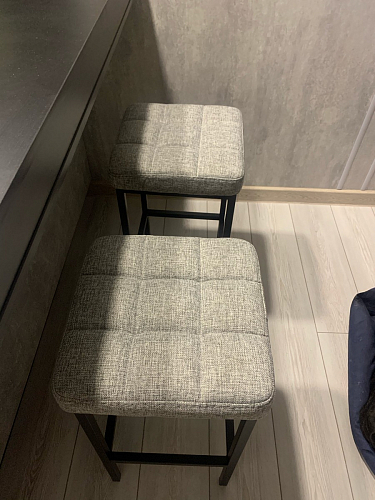 Полубарный стул Лофт мадера 20 / белый матовый фото покупателя 237