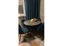 Стул на металлокаркасе Gabi blue / black фото покупателя 123