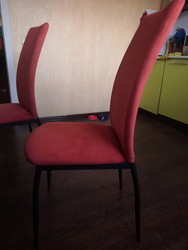 Стул на металлокаркасе Tod light blue / orange / black фото покупателя 39