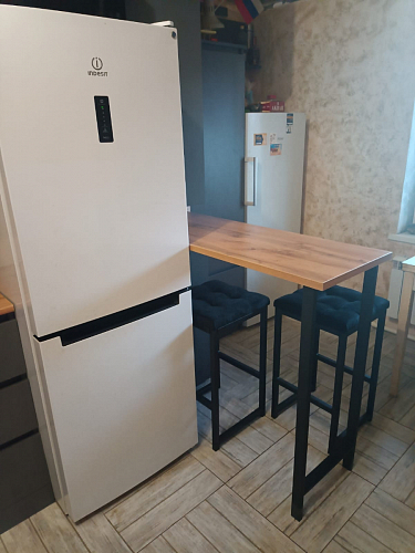 Барная стойка Дилан Лофт 120х50х90 бетон фото покупателя 87