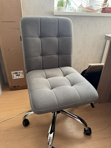 Компьютерное кресло Fiesta флок молочный 4 фото покупателя 32