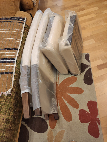 Деревянный стул Menson 01 grey / white фото покупателя 2