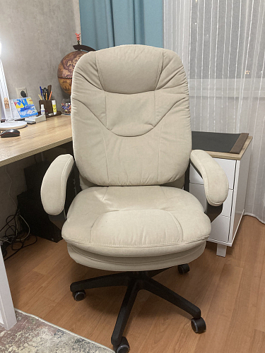 Компьютерное кресло Comfort Lux/Комфорт Люкс серый фото покупателя 75