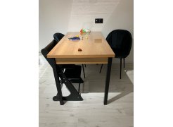 Стол Оригон файерстоун / черный матовый фото покупателя 47